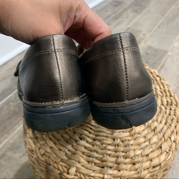 Clarks Unstructured leather Slip On Shoes - Picture 4 of 7